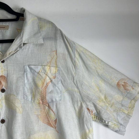 Tommy Bahama Linen Blend Cool Summer Floral Shirt - Picture 3 of 9